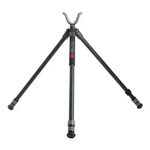 DeadShot Tripod er lett, stabil og justerbar (63–163 cm) med komfortabelt skumgrep og gummiert BOG shooting rest for presis sikting i alle terreng.