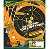 Orange Peel 8" Bullseye: 100 sheets
