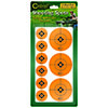 Oppgrader dine mål med Caldwell Orange Shooting Spots! 12 ark med 72-1" og 36-2" synlige siktepunkter. Perfekt for slitte mål eller pappesker. 🎯 Lær mer!