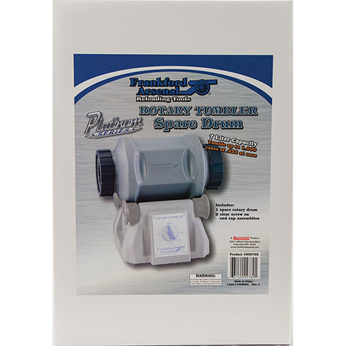 Trenger du mer kapasitet? Skaff deg en ekstra Tumbler-drum. Platinum Series Spare Rotary Tumbler Drum er perfekt for den høykapasitets omlasteren.