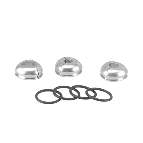 Frankford Arsenal Aluminium Bullet Puller Collets, sett med 3, er erstatningsdeler for Impact Bullet Puller, som gir presis og effektiv avtrekking av prosjektile.