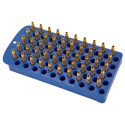 Frankford Arsenal Universal Reloading Tray er svært allsidig og rommer 50 patroner, perfekt for rifle- og handgun patroner fra .17 til .458 og 9mm til 500 S&W.