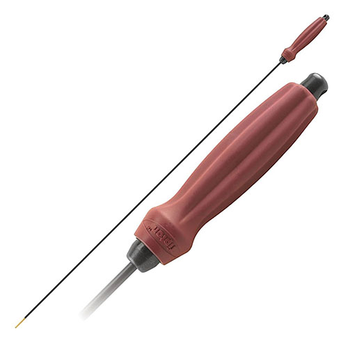 Tipton Deluxe 1-Piece Carbon Fiber Cleaning Rod gir overlegen beskyttelse for løpet, er fleksibel uten å skade riflingen, og har et ergonomisk håndtak for enkel bruk.