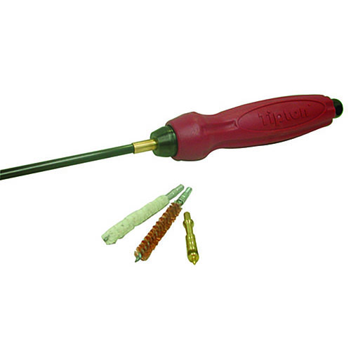 Tipton Deluxe 1-Piece Carbon Fiber Cleaning Rod gir overlegen beskyttelse uten riper, fleksibilitet for presis rengjøring og et ergonomisk håndtak for enkel bruk.