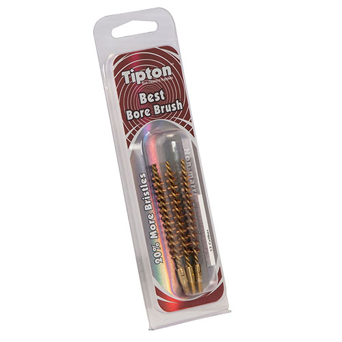 Tipton Best Bore Brushes tilbyr 20% flere børstehår enn standardbørster, med en solid messingkjerne som aldri løsner, perfekt for kvalitetsrør og boreguider.