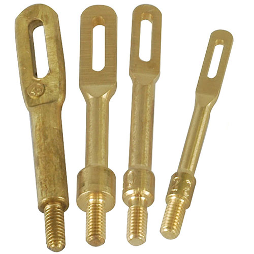 Tipton Solid Brass Slotted Tip-set på fire gir enkel rengjøring av løpet uten å skade det, og er mye mer holdbare enn plastalternativer.