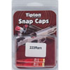 Bruk Tipton Snap Caps for din 223 Rem rifle for sikker tørrtrening og vedlikehold. Perfekt for å beskytte tennstiften og justere avtrekkeren. 🛠️🔫 Lær mer!