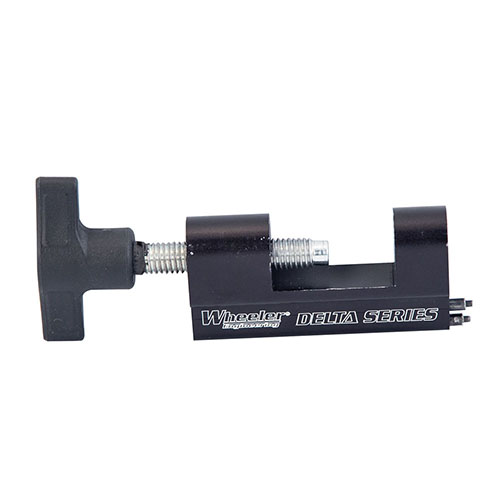 Wheeler Delta Series AR Trigger Guard Install Tool gjør installasjon og bytte av trigger guards raskt og enkelt, perfekt for både nybegynnere og erfarne skyttere.