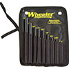 Wheeler Roll Pin Starter Set er maskinert fra herdet stål for å forhindre bøying eller brudd. Inkluderer 9 puncher i en nylonpose. Perfekt for alle størrelser! 🛠️ Lær mer.