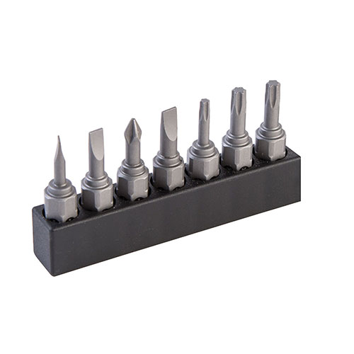 Wheeler Multi-Driver Tool Pen har en ergonomisk form, rommer 6 bits og gjør det enkelt å bytte dem. Inkluderer oppbevaring for 7 ekstra bits.
