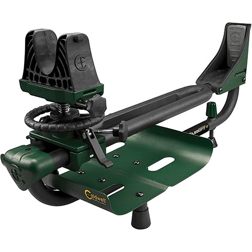 Caldwell Lead Sled® DFT™ 2 gir optimal recoilreduksjon og justerbar lengde for nesten alle hagler og rifler, med enkel høydejustering og presis plattform.