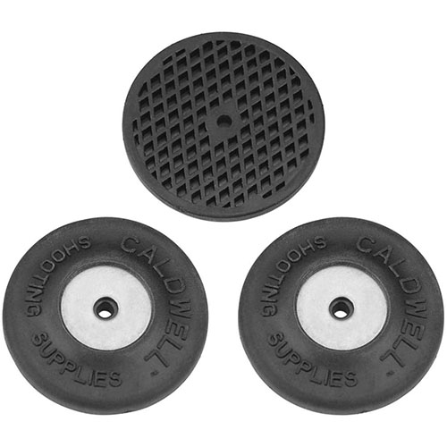 Caldwell BR Feet gir en stabil og skånsom løsning som beskytter bordplaten din fra spikede metallføtter, samtidig som de gir et sikkert, halkfritt fotavtrykk.