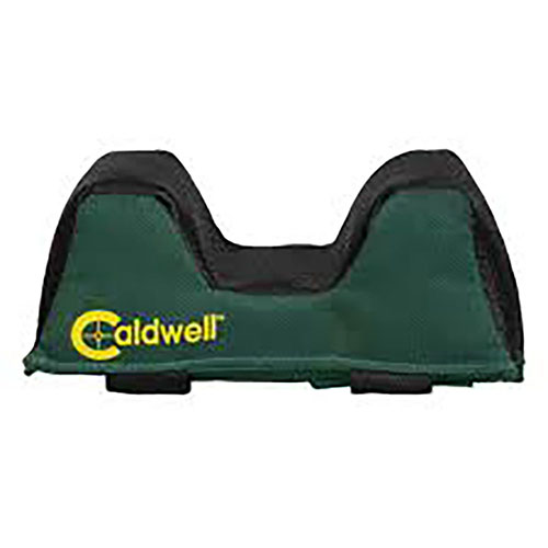 Caldwell Universal Front Rest Bag gir en sikker støtte med lær og polyester, og har hurtigfester for enkel montering og fjerning fra frontrest.