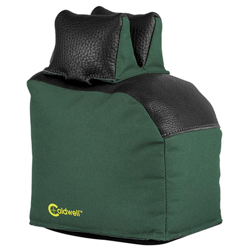 Caldwell Shoulder Saver Magnum Extended Rear Bag gir en sikker og stabil støtte med høy kvalitet i lær og polyester, perfekt for de fleste front rests.