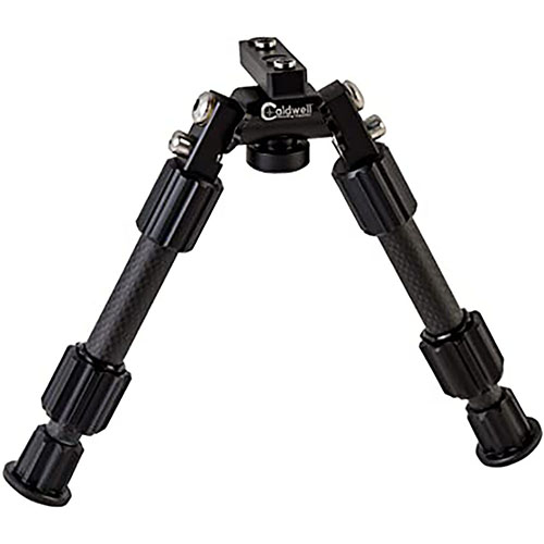 Oppnå maksimal presisjon med Caldwell Accumax 6”-9” Bipod, designet for skyttere med raske karbonfiberben, gummiføtter for stabilitet og enkel justering.