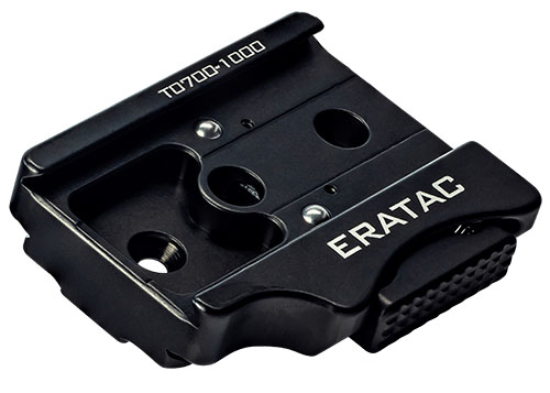 Denne adapterplaten konverterer en standard $1/4$"-20 gjenge til en ERA-TAC slider for ARCA rails, og er kompatibel med T0700-1000 og T0700-2000.