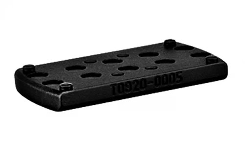 Denne adapteren for UNIVERSAL interface lar deg montere en Docter red dot sight direkte på ERA TAC kikkertsikte. 20-graders offset gir fri sikt for rask målfangst.