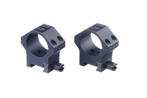 ERATAC Two-Piece Ring Mounts er laget av høykvalitets aluminium, med justerbare sikkerhetslister og mulighet for rask montering med QD-system.