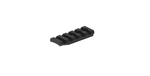 ERATAC T7 Picatinny Mount 55mm tilbyr robust konstruksjon for sikker festing av tilbehør, tilgjengelig i to høyder for optimal justering med sikte.