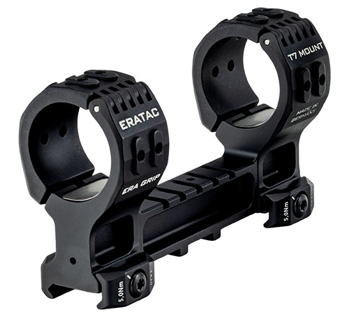 ERATAC T7 Mount gir en lett, sikker og brukervennlig løsning med ERA-Grip inlays for pålitelig klemmekraft og optimalisering for tynne rør.