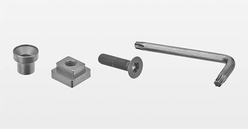 Med ERATACs konverteringssett kan du enkelt oppgradere din Harris Adapter til slot-nut versjon, og inkludert er alle nødvendige komponenter for enkel installasjon.