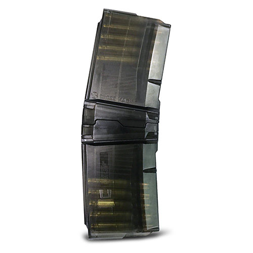 CROSS MAG 10/10 gir to 10-runders magasiner som kan kobles raskt uten verktøy, med transparent polymer for enkel laststatus og høy styrke.