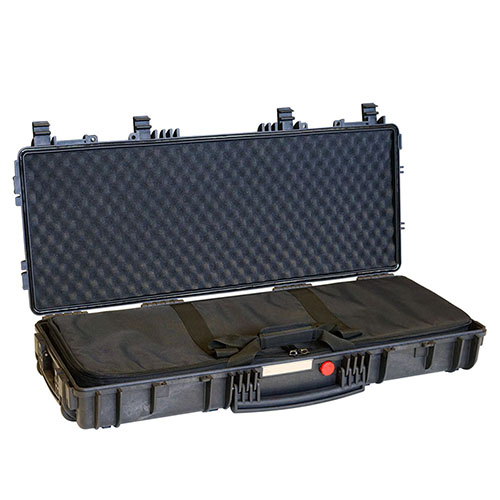 Explorer Cases Red 9413 BGS gir uovertruffen beskyttelse med vanntett design, låsemekanismer og mulighet for tilpasning, perfekt for ditt våpen.