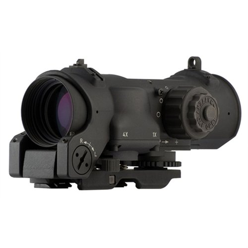 ELCAN SpecterDR 1-4x32mm har dual-view for raskt skifte mellom 1x og 4x forstørrelse, forbedret øyeavstand og klar sikt med opplyst retikkel.