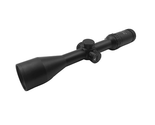 Falke 2-12x50 L4 kikkertsikte med opplyst Mil Dot retikkel, 11 lysstyrker, 0.1 MRAD justeringer og robust design for presis skyting.