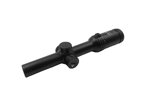Opplev overlegen ytelse med FALKE 1-6x24 HD, en riflescope med høy lysgjennomgang, 6x forstørrelse og robust design, perfekt for jakt i alle forhold.