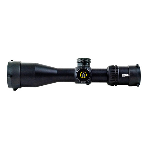 3-12×44 FFP Rifle Scope fra PRUSSIA PRECISION tilbyr presisjonsoptikk med variabel forstørrelse og ultra kompakt design, perfekt for både rifler og pistoler.