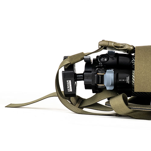 GTS Tripod Field Rig kombinerer en dedikert ryggsekk, stabil transport og en funksjonell skytematte i én løsning for jakt, konkurranse og feltbruk.