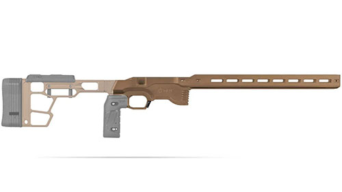 ACC Premier GEN2 fra MDT gir overlegen stabilitet, tilpasningsmuligheter og enkel installasjon, perfekt for konkurranseskyting med Tikka T3.