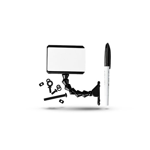 MDT M-LOK Data Card Holder gir deg enkel tilgang til ballistiske data med justerbar design for optimal lesbarhet, inkludert vått viskelærmerke og dataark.