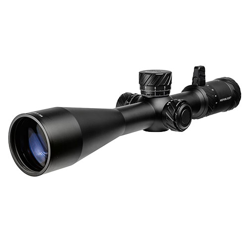 MEPRO MVO 3-18x44 FFP tilbyr presisjonsoptikk med M3 Reticle MRAD, robust 34MM tube og variabel zoom, ideell for skyttere som søker høy ytelse.
