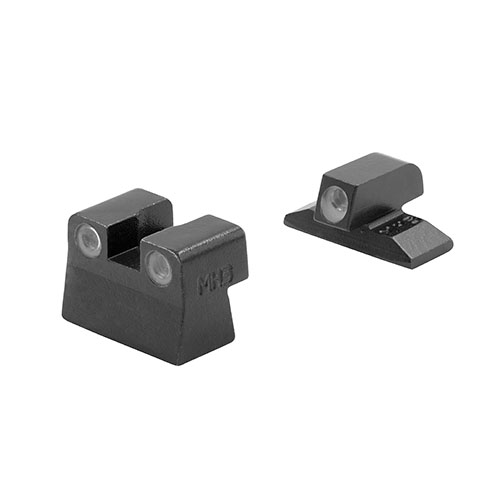 MEPROLIGHT® Tru-Dot® sikter gir over 85% økt treffsikkerhet under alle lysforhold, perfekt for både dag- og nattskyting med høy synlighet.