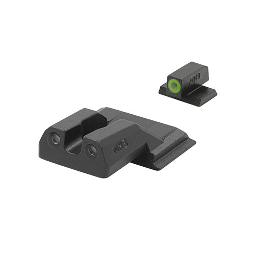 MEPRO Hyper-Bright™ sikter gir overlegen synlighet dag og natt med selvlysende tritium, høy holdbarhet og alltid klar uten batteri.