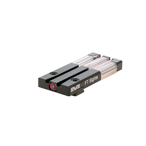 Mepro FT Bullseye™ sikte gir rask, intuitiv og lyssterk sikting med fiberoptikk og tritium, perfekt for alle Glock-modeller unntatt MOS R.