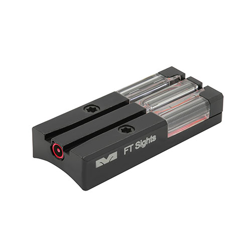 Mepro FT Bullseye™ sikte gir rask, intuitiv og lyssterk sikting med fiberoptikk og tritium, perfekt for alle lysforhold og enkelt å bruke under press.