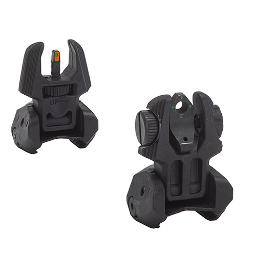 MEPRO FRBS er et holdbart og lavprofilert backup sikte med tritium, perfekt for dag og natt. Justerbart uten verktøy, gir pålitelig sekundært sikte.