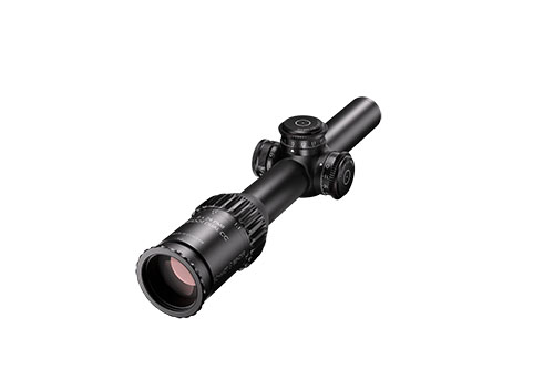 1–8x24 PM II ShortDot Dual CC fra SCHMIDT U. BENDER tilbyr utmerket optikk med variabel forstørrelse, robust design og intuitiv bruksopplevelse for presisjonsskyting.