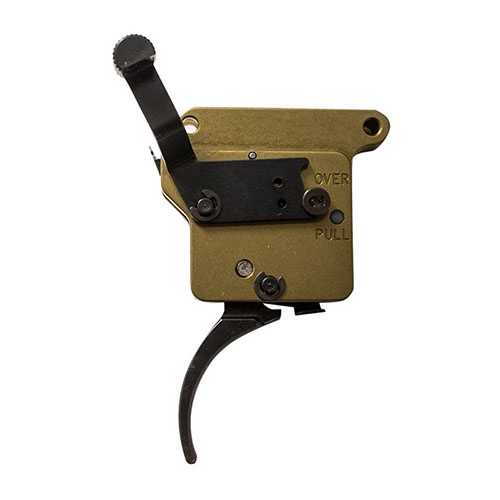 Timney Elite Hunter trigger til Remington 700 forbedrer nøyaktigheten med justerbar pull weight (2-4lb) og null gunsmithing kreves for installasjon.
