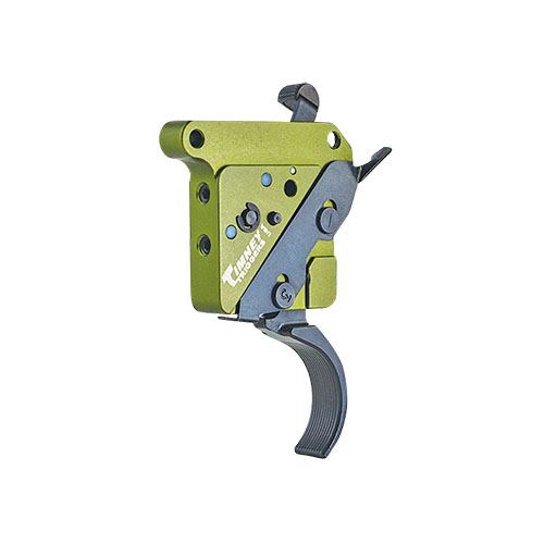 Timney Elite Hunter trigger til Remington 700 gir forbedret presisjon med justerbar pull vekt (2-4lb), tilgjengelig i svart eller nikkel og for venstre-/høyrehendt.