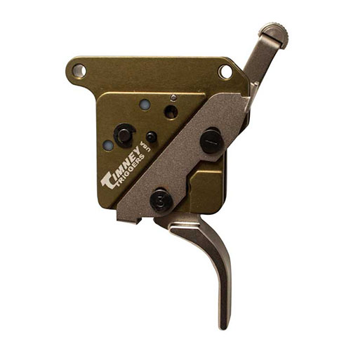 Timney Elite Hunter trigger til Remington 700 gir bedre presisjon med justerbar pullvekt (2-4 lb), enkel installasjon uten gunsmithing, tilgjengelig i nickel.