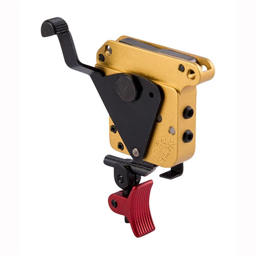 Timney Calvin Elite-triggeren til Remington 700 er fullstendig justerbar med justering for sear engagement, overtravel og pull weight, samt innebygd sikkerhet.