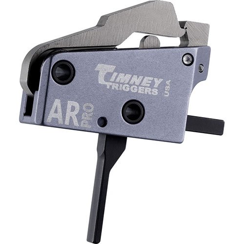 Timney AR PRO 2 STAGE TRIGGER gir en jevn og presis avtrekksopplevelse med 8oz første og 1.5lb andre fase, laget av holdbare materialer for langvarig ytelse.