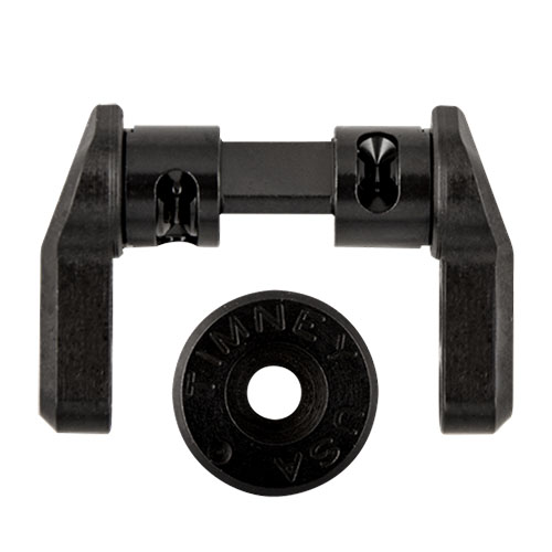 Timney 49ER Safety gir rask og intuitiv betjening med 49- eller 90-graders kast, presisjonsmaskinert stål og avanserte belegg for optimal drift.