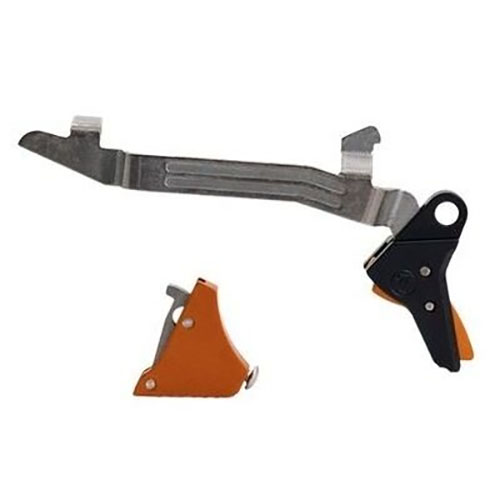 Timney Alpha Competition Trigger gir en 3-punds avtrekk, høy pålitelighet og lav friksjon, perfekt for Glock Gen 5 uten behov for ekstra deler.