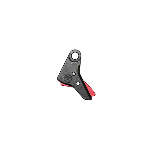 Timney Alpha Competition Trigger for Gen 5 Glock gir en ren avtrekksfølelse med 3 lb (1.36 kg) og krever ingen gunsmithing for enkel installasjon.