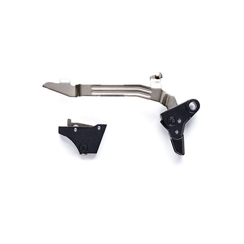 Timney Alpha Competition Trigger for Glock Gen 3-4 gir en 3 lb avtrekksvekt, en ren og konsistent avtrekksfølelse, og enkel installasjon uten gunsmith.